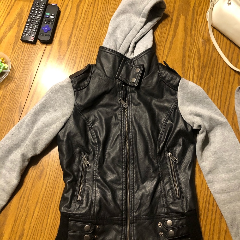 Kids leather jacket